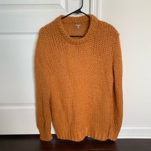 Burnt orange Charlotte Russe long sleeve sweater